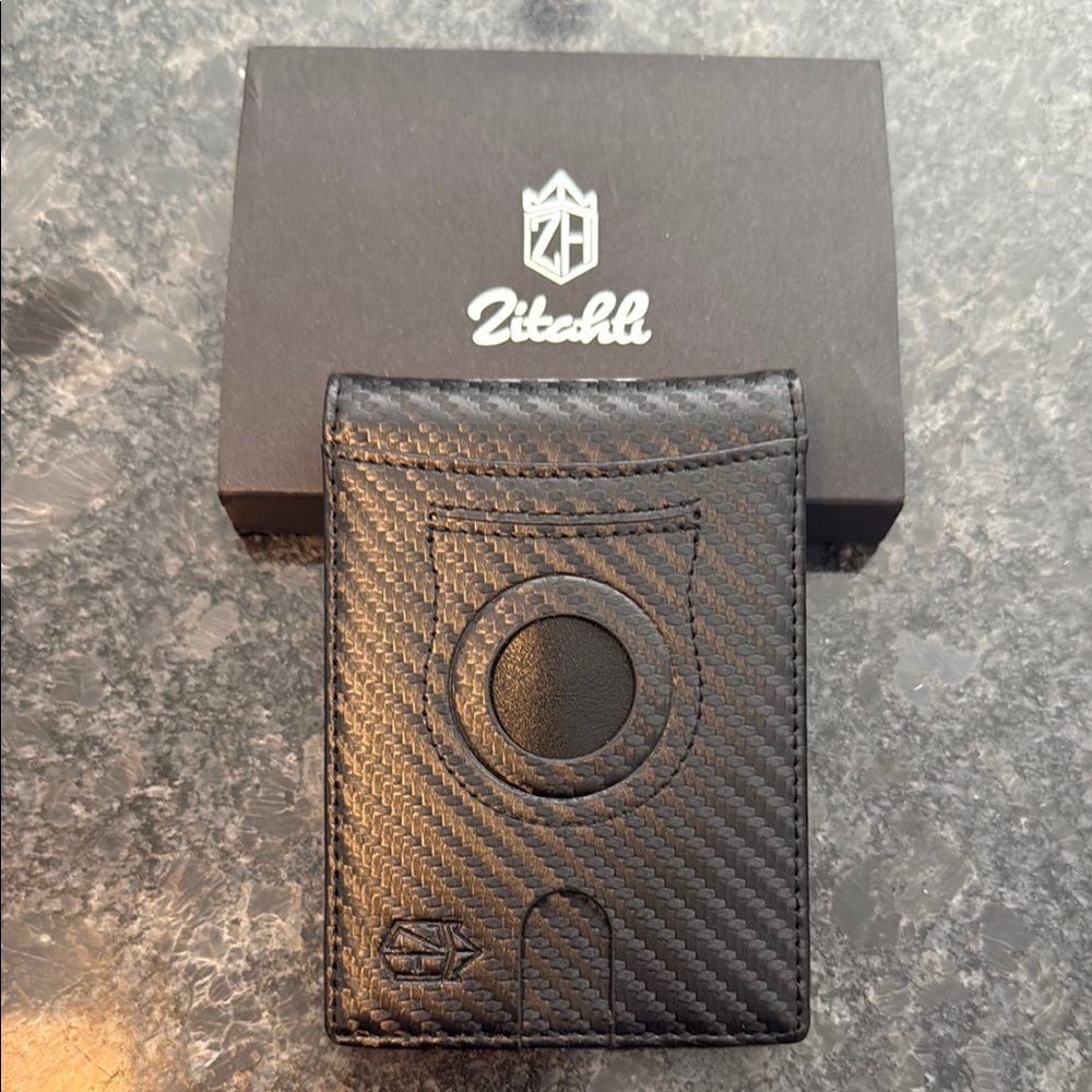 Black Money Clip Wallet